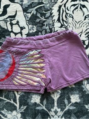 015 - VINTAGE 00s THE GRATEFUL DEAD SKULL HIPPIE SHORTS